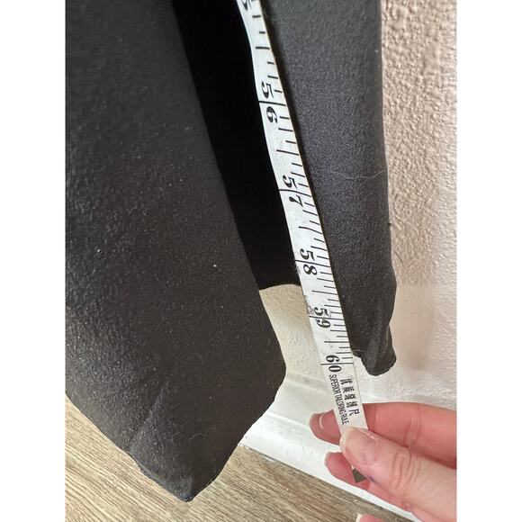 BCBGMAXAZRIA Black Lace Tiered Ruffle Low Back Keyhole Front Maxi Dress 4 - Picture 13 of 16